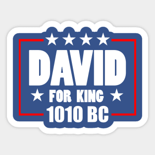 David for King - 1010BC Sticker